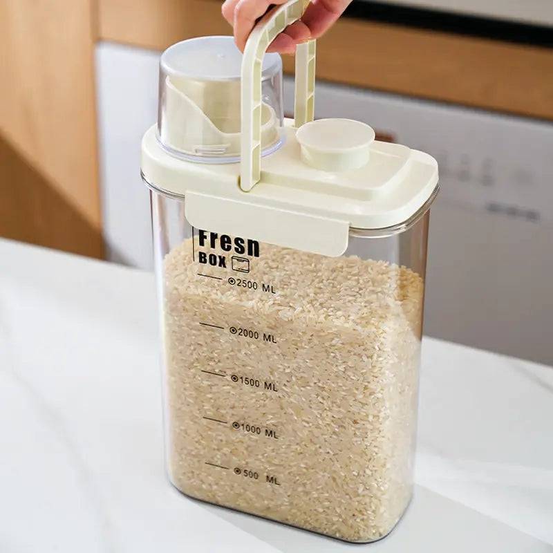 Moisture-Proof Food Storage Container with Secure Seal | Kitchen | Luvasmr - Satisfyingly Organised