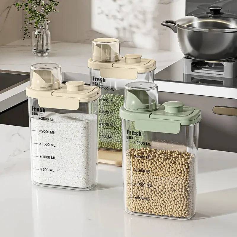 Moisture-Proof Food Storage Container with Secure Seal | Kitchen | Luvasmr - Satisfyingly Organised