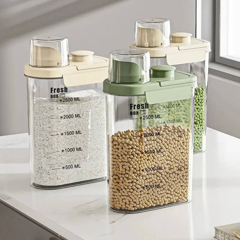 Moisture-Proof Food Storage Container with Secure Seal | Kitchen | Luvasmr - Satisfyingly Organised