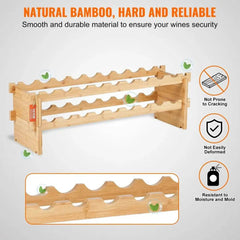 18-Bottle Stackable Modular Wine Rack | Kitchen | Luvasmr - Satisfyingly Organised