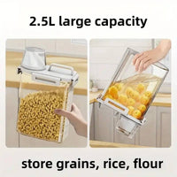 2.5 L Food Grade Grain Storage Box | Kitchen | Luvasmr - Satisfyingly Organised