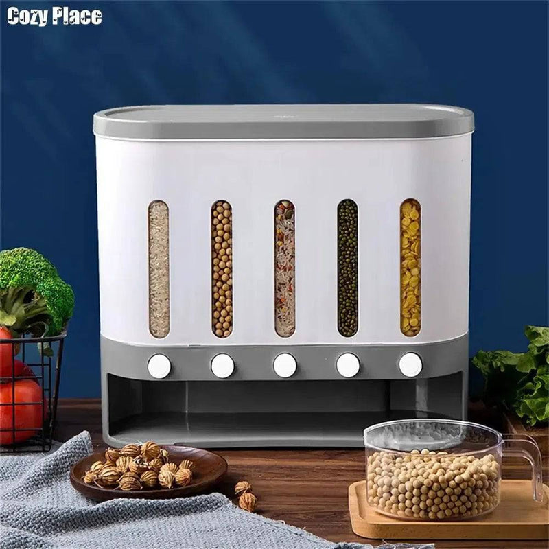9kg Wall-Mounted Dry Food Dispenser | Kitchen | Luvasmr - Satisfyingly Organised