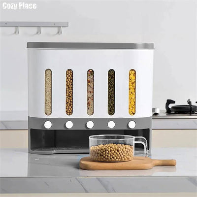 9kg Wall-Mounted Dry Food Dispenser | Kitchen | Luvasmr - Satisfyingly Organised
