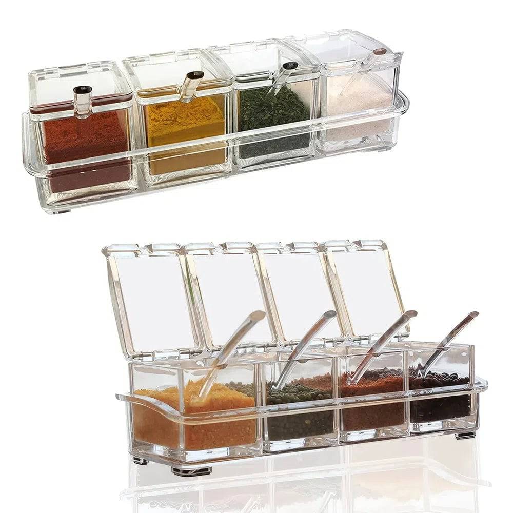 Clear Seasoning Box Set | Kitchen | Luvasmr - Satisfyingly Organised
