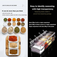 Clear Seasoning Box Set | Kitchen | Luvasmr - Satisfyingly Organised