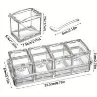 Clear Seasoning Box Set | Kitchen | Luvasmr - Satisfyingly Organised