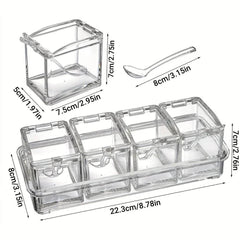 Clear Seasoning Box Set | Kitchen | Luvasmr - Satisfyingly Organised