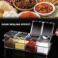 Clear Seasoning Box Set | Kitchen | Luvasmr - Satisfyingly Organised