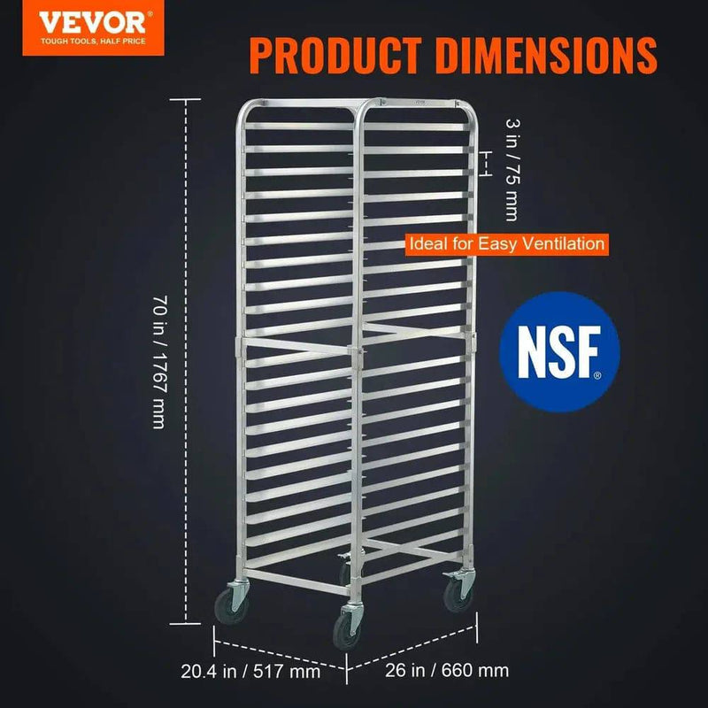 Commercial Bun Pan Bakery Rack | Kitchen | Luvasmr - Satisfyingly Organised