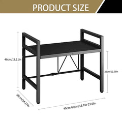 Expandable Microwave Shelf Organiser | Kitchen | Luvasmr - Satisfyingly Organised