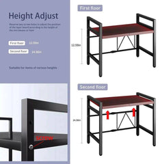 Expandable Microwave Shelf Organiser | Kitchen | Luvasmr - Satisfyingly Organised