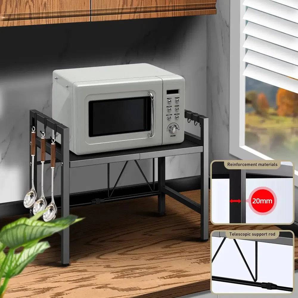 Expandable Microwave Shelf Organiser | Kitchen | Luvasmr - Satisfyingly Organised