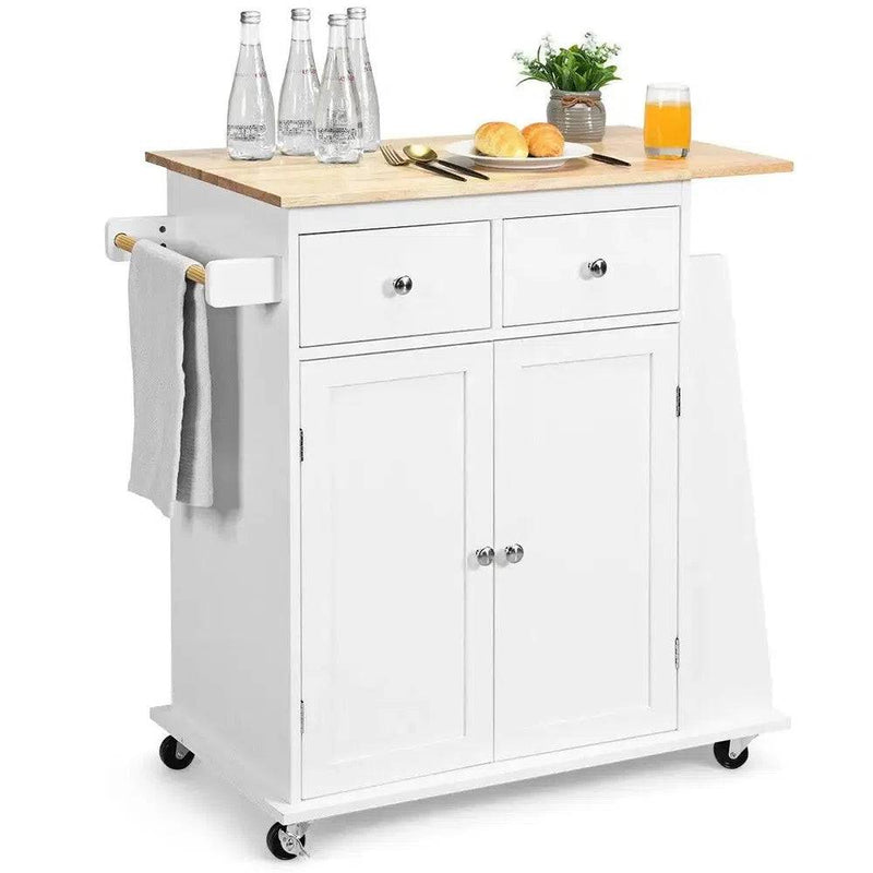 Kitchen Island Rolling Storage Cabinet Trolley Cart | Kitchen | Luvasmr - Satisfyingly Organised