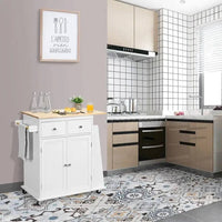 Kitchen Island Rolling Storage Cabinet Trolley Cart | Kitchen | Luvasmr - Satisfyingly Organised