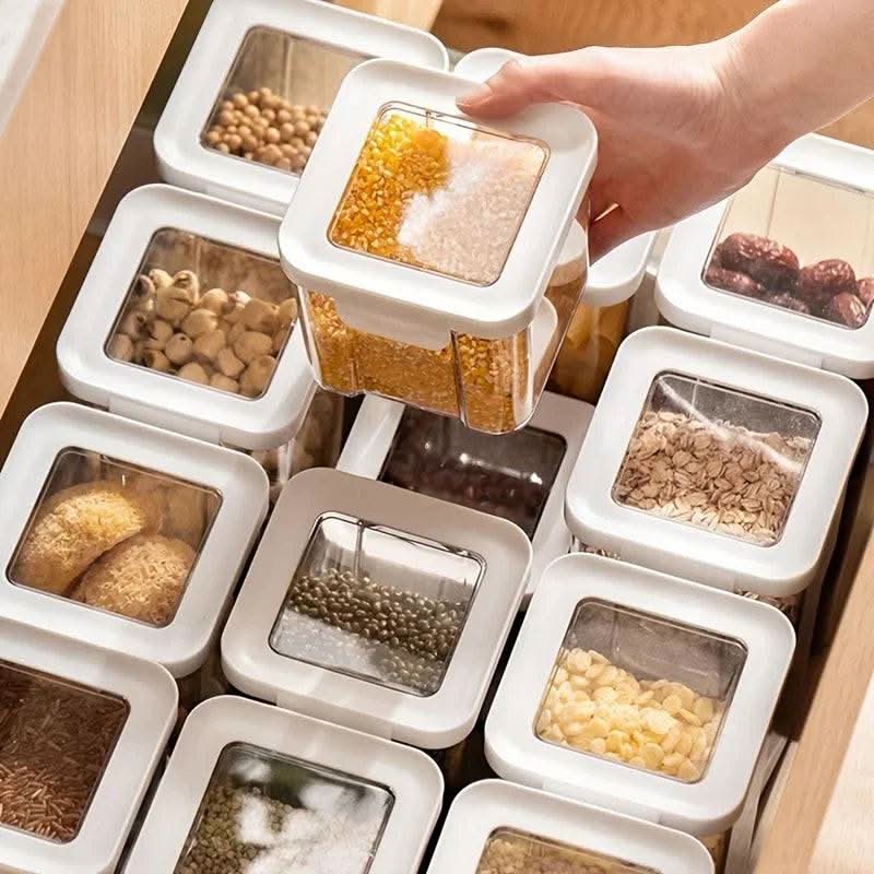 Kitchen Sealed Grain Container | Kitchen | Luvasmr - Satisfyingly Organised