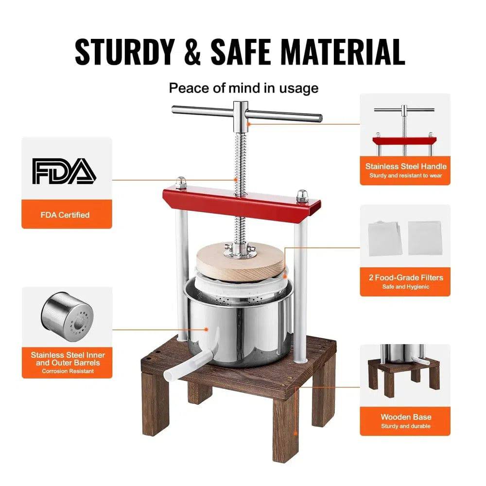 Manual Fruit & Wine Press | Kitchen | Luvasmr - Satisfyingly Organised