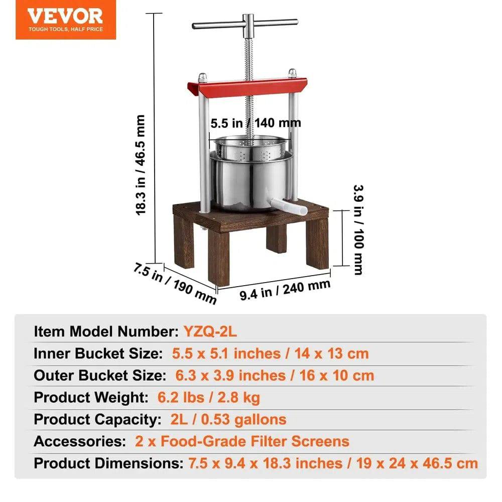 Manual Fruit & Wine Press | Kitchen | Luvasmr - Satisfyingly Organised