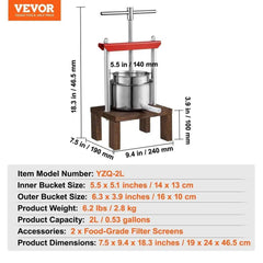 Manual Fruit & Wine Press | Kitchen | Luvasmr - Satisfyingly Organised