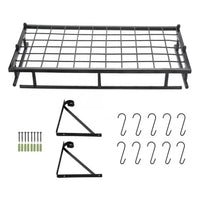Metal Kitchen Pot Rack with Hooks | Kitchen | Luvasmr - Satisfyingly Organised