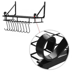 Metal Kitchen Pot Rack with Hooks | Kitchen | Luvasmr - Satisfyingly Organised