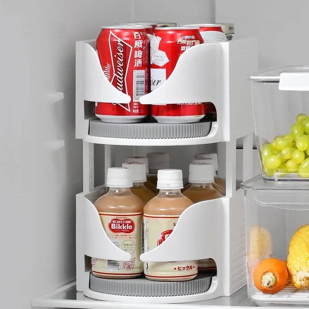 Rotatable Fridge Organiser Bins | Kitchen | Luvasmr - Satisfyingly Organised
