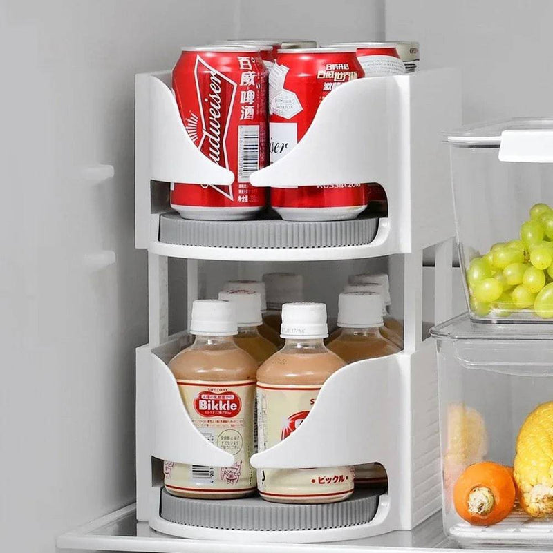 Rotatable Fridge Organiser Bins | Kitchen | Luvasmr - Satisfyingly Organised