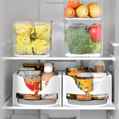 Rotatable Fridge Organiser Bins | Kitchen | Luvasmr - Satisfyingly Organised