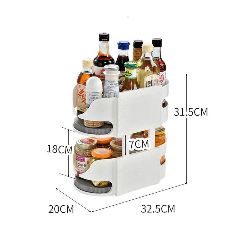 Rotatable Fridge Organiser Bins | Kitchen | Luvasmr - Satisfyingly Organised