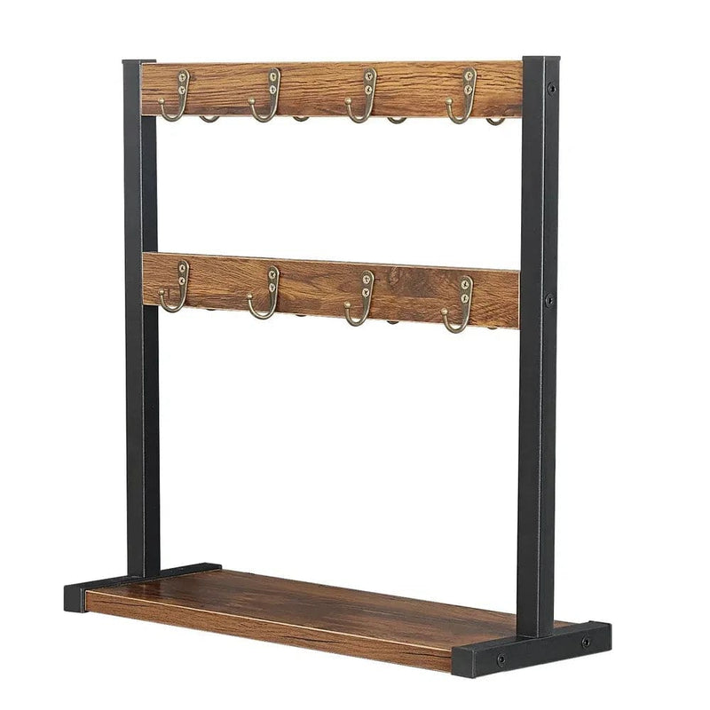 Rustic 2-Tier Coffee Mug Holder | Kitchen | Luvasmr - Satisfyingly Organised