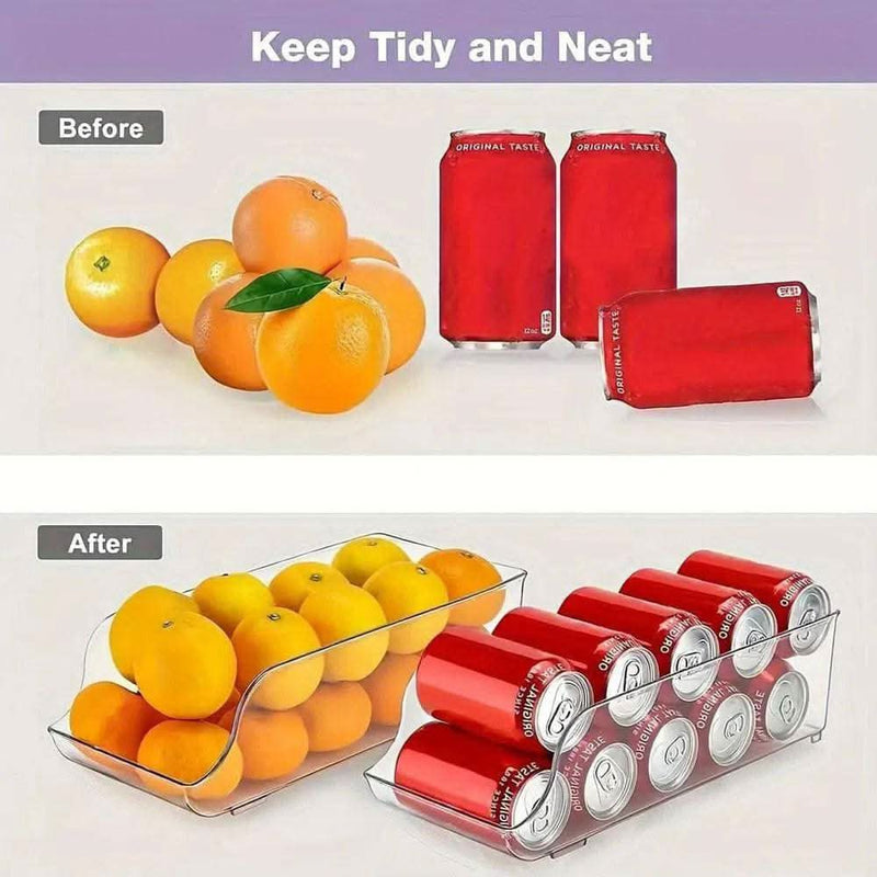 Single-Tier Plastic Canned Drink Organizer - Luvasmr