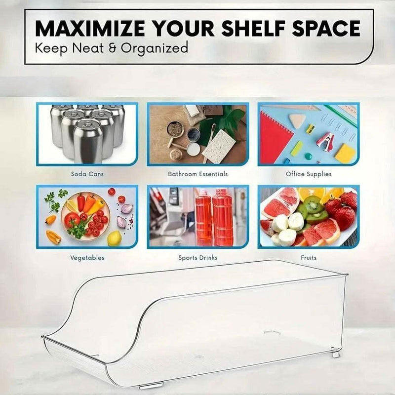 Single-Tier Plastic Canned Drink Organizer - Luvasmr