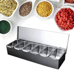 Stainless Steel Container Seasonings Boxes | Kitchen | Luvasmr - Satisfyingly Organised