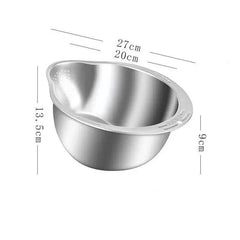 Stainless Steel Rice Washer Strainer Bowl | Kitchen | Luvasmr - Satisfyingly Organised