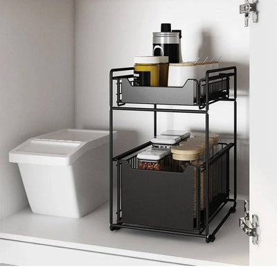 Under Sink Storage Shelf | Kitchen | Luvasmr - Satisfyingly Organised