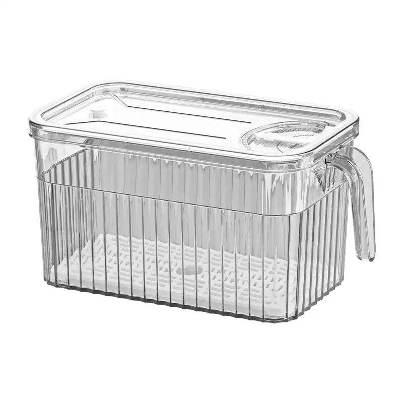 Refrigerator Storage Food Container Fresh Vegetable Fruit Boxes Drain Basket Storage Containers Pantry Kitchen Organizer |  | Luvasmr - Satisfyingly Organised