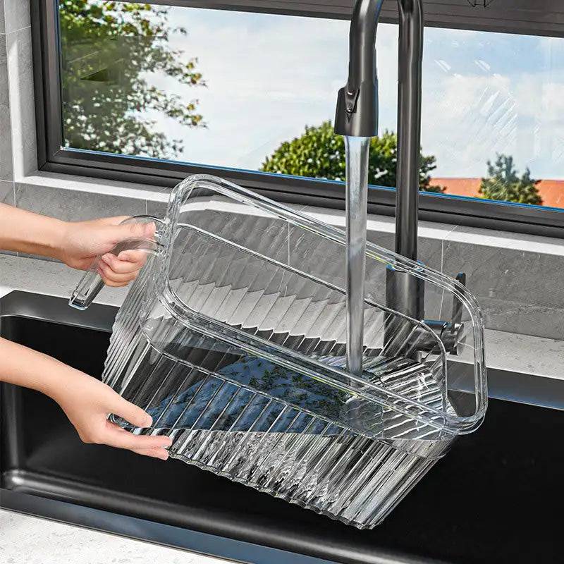 Refrigerator Storage Food Container Fresh Vegetable Fruit Boxes Drain Basket Storage Containers Pantry Kitchen Organizer |  | Luvasmr - Satisfyingly Organised