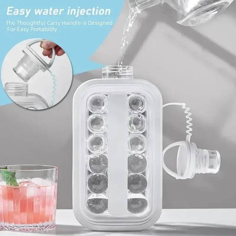 2 In 1 Portable Silicone Ice Ball Maker Kettle | Kitchen | Luvasmr - Satisfyingly Organised