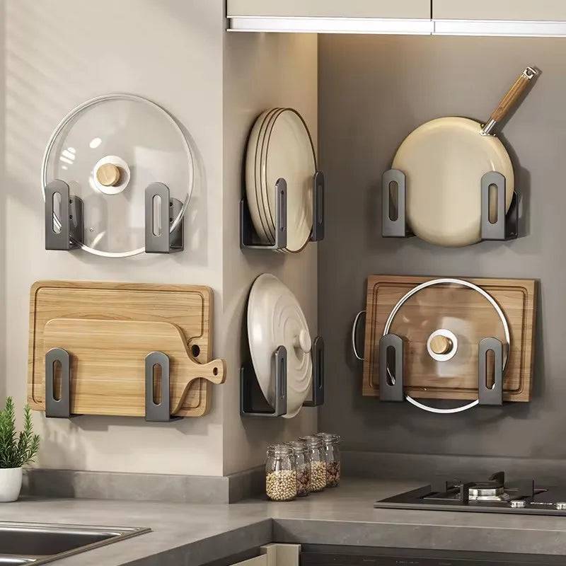 2Pcs Pot Lid Holder | Kitchen | Luvasmr - Satisfyingly Organised