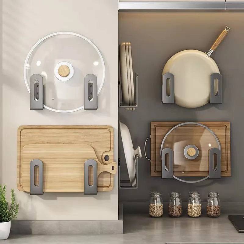 2Pcs Pot Lid Holder | Kitchen | Luvasmr - Satisfyingly Organised