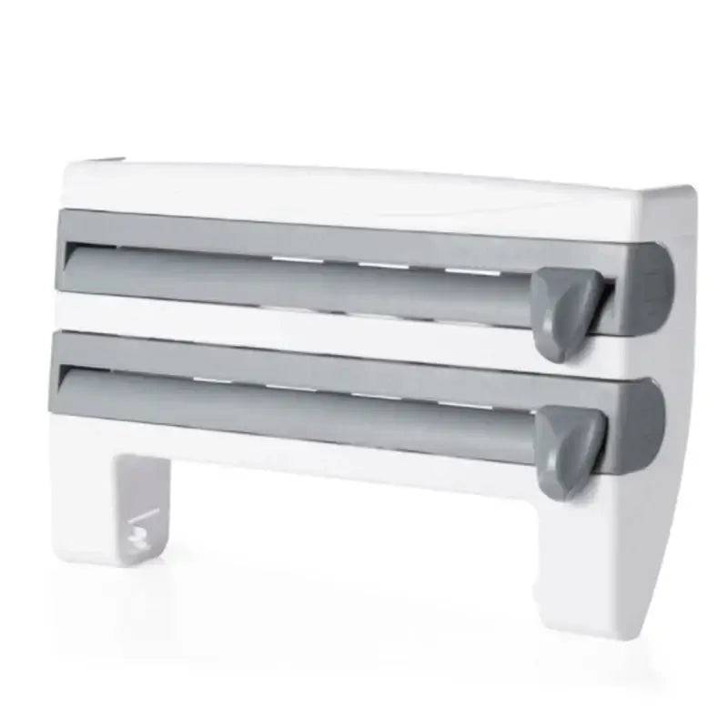 4-in-1 Wall-Mounted Cling Film Cutter & Paper Towel Holder | Kitchen | Luvasmr - Satisfyingly Organised