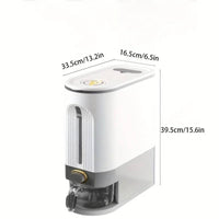 Large Capacity Rice Bucket with Measuring Cup | Kitchen | Luvasmr - Satisfyingly Organised