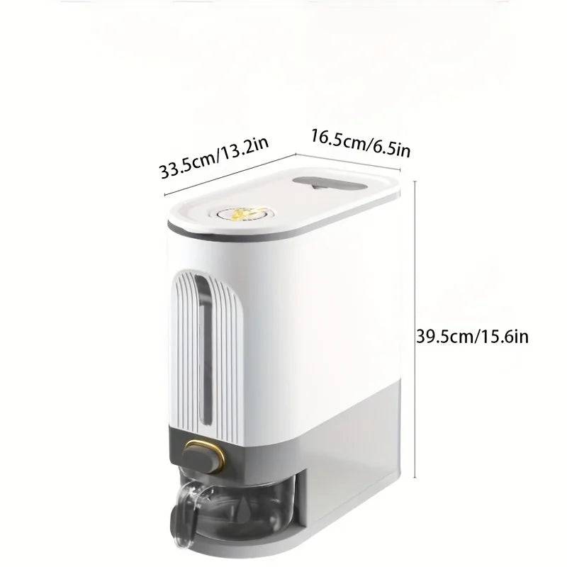 Large Capacity Rice Bucket with Measuring Cup | Kitchen | Luvasmr - Satisfyingly Organised
