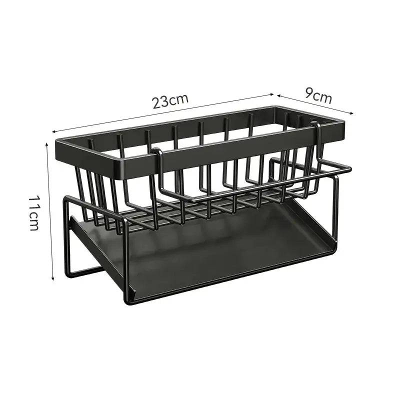 Stainless Steel Sink Cleaning Tools Storage Rack | Kitchen | Luvasmr - Satisfyingly Organised