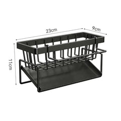 Stainless Steel Sink Cleaning Tools Storage Rack | Kitchen | Luvasmr - Satisfyingly Organised