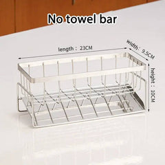 Stainless Steel Sink Cleaning Tools Storage Rack | Kitchen | Luvasmr - Satisfyingly Organised