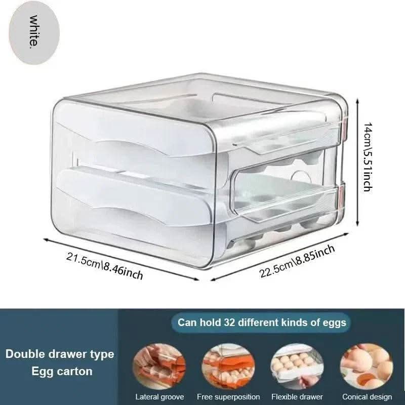 Double Drawer Egg Box - Luvasmr