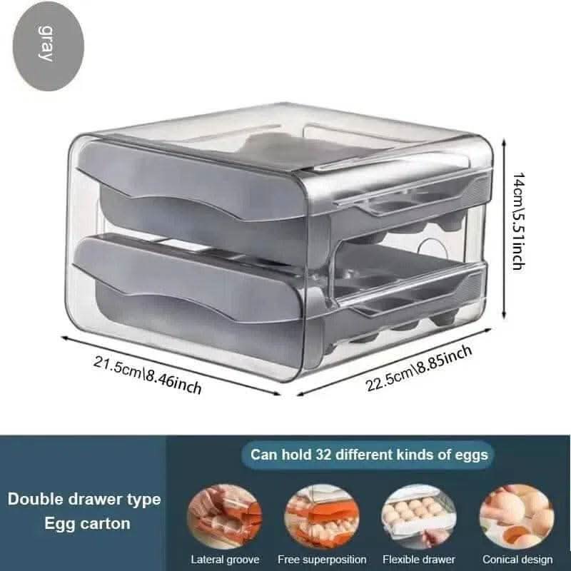 Double Drawer Egg Box - Luvasmr