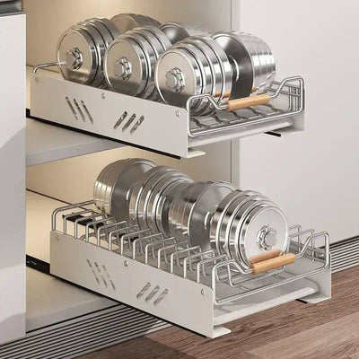 Pull-Out Kitchen Storage Dish Rack | Kitchen | Luvasmr - Satisfyingly Organised