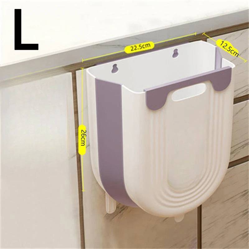 Wall Mounted Folding Trash Can | Kitchen | Luvasmr - Satisfyingly Organised