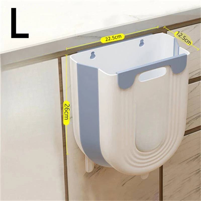 Wall Mounted Folding Trash Can | Kitchen | Luvasmr - Satisfyingly Organised